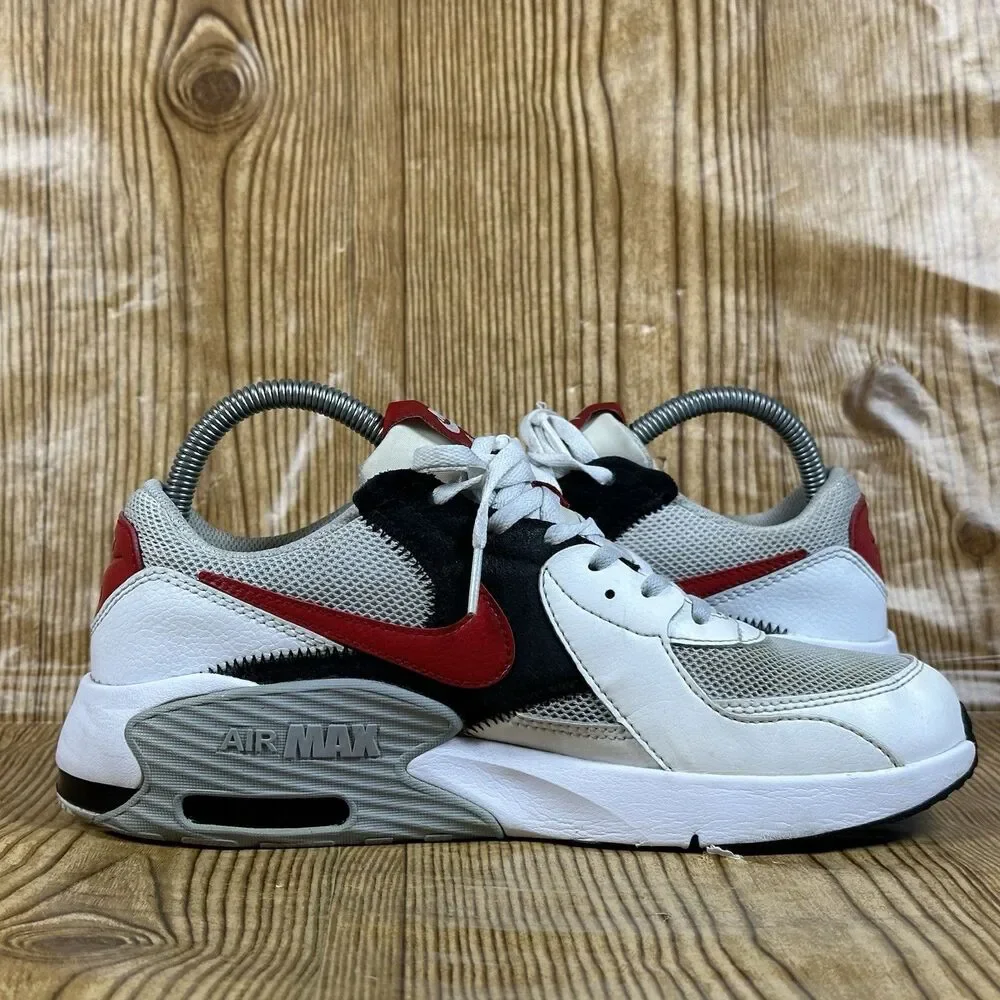 Nike Air Max Excee White Red Black CD6894-105 Youth 6.5Y Women’s 8 Shoes‎